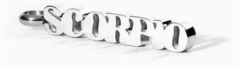 PURELEI Scorpio Letter Charm silber