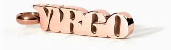 PURELEI Virgo Letter Charm roségold