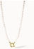 Gold: PURELEI Charm-Kette mit Perlen