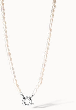 PURELEI Charm-Kette mit Perlen silber
