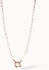 Roségold: PURELEI Charm-Kette mit Perlen