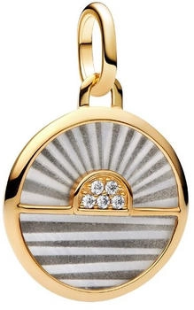 Pandora Sonnenaufgang Medaillon Charm Seen On Palina Rojinski