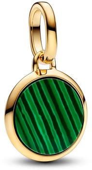 Pandora Mini charm medallion engravable green (763389C01)