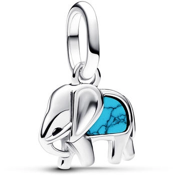 Pandora Mini dangle turquoise elephant (793858C01)