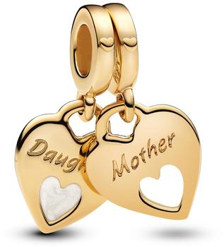 Pandora Dangle charm double separable heart (769187C01)