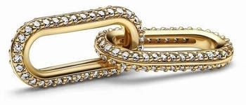 Pandora Pavé gold double link (769660C01)