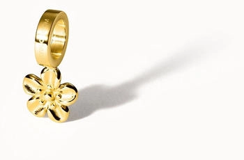 PURELEI Kirschblüte Geburtsblume März Charm gold