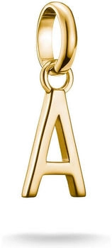 Thomas Sabo Charm-Anh&auml;nger Buchstabe A Connect vergoldet (CC1207-413-39)