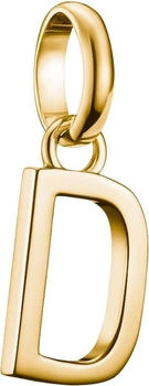 Thomas Sabo Charm-Anh&auml;nger Buchstabe D Connect vergoldet (CC1210-413-39)