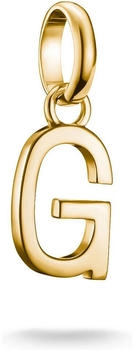 Thomas Sabo Charm-Anh&auml;nger Buchstabe G Connect vergoldet (CC1213-413-39)