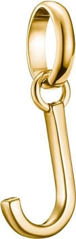 Thomas Sabo Charm-Anh&auml;nger Buchstabe J Connect vergoldet (CC1216-413-39)