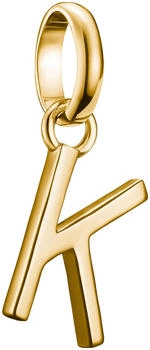 Thomas Sabo Charm-Anh&auml;nger Buchstabe K Connect vergoldet (CC1217-413-39)