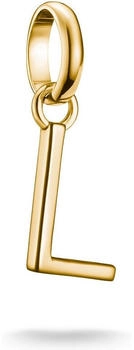 Thomas Sabo Charm-Anh&auml;nger Buchstabe L Connect vergoldet (CC1218-413-39)