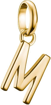 Thomas Sabo Charm-Anh&auml;nger Buchstabe M Connect vergoldet (CC1219-413-39)