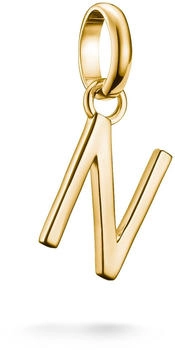 Thomas Sabo Charm-Anh&auml;nger Buchstabe N Connect vergoldet (CC1220-413-39)