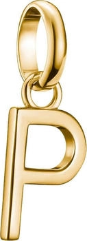 Thomas Sabo Charm-Anh&auml;nger Buchstabe P Connect vergoldet (CC1222-413-39)
