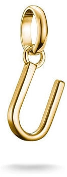 Thomas Sabo Charm-Anh&auml;nger Buchstabe U Connect vergoldet (CC1227-413-39)
