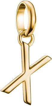 Thomas Sabo Charm-Anh&auml;nger Buchstabe X Connect vergoldet (CC1230-413-39)