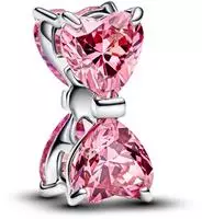 Pandora 794253C01 Charm Silber Pinkfarbene Schleife