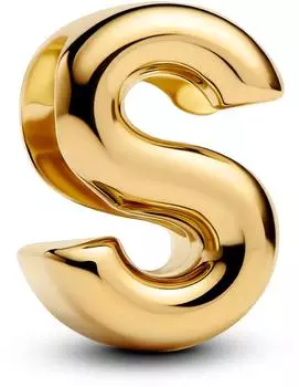Pandora Buchstabe S Alphabet-Mini-Charm gold (763965C00)
