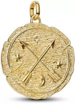 Pandora Gekreuzte Pfeile Großes Medaillon-Charm (764084C01)