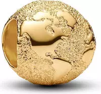 Pandora 764529C00 Charm Strukturierter Globus Mini Goldfarben