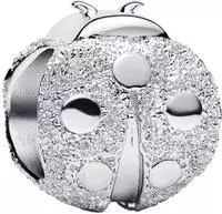 Pandora 794527C00 Silber Charm Marienk&auml;fer Mini matt