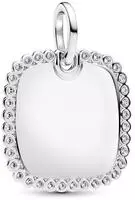 Pandora 394009C01 Anh&auml;nger Silber Eckige Gravurplatte