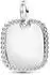 Pandora Gravierbarer quadratischer Anhänger, 925er Silber, Zirkonia (394009C01)