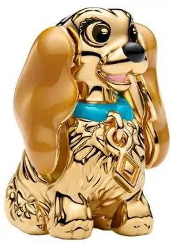 Pandora Charm "Susi" Disney Susi und Strolch, goldfarben (764468C01)