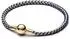 Pandora Moments Blaue Kordel Kastenkette Armband 14K vergoldet, 17cm (563816C02-17)