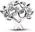 Pandora Charm-Armband Geschenk-Set Familienbaum, Silber, 18cm (21765-18)