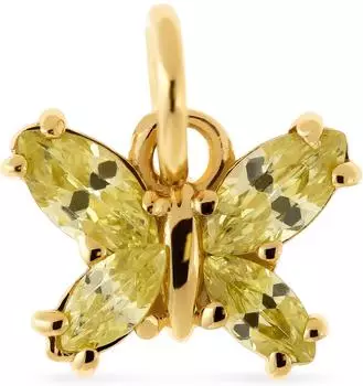 FAVS Charm Mix & Match Damen, 925er Silber, Zirkonia, gold (89231854)