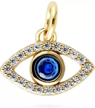 FAVS Charm Mix & Match Damen, 925er Silber, Spinell, vergoldet (89231856)