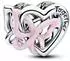 Pandora Charm verschlungenes Herz & Schmetterling, Silber (794475C01)
