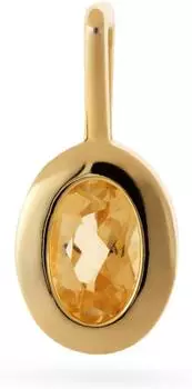 FAVS Charm 925er Silber Geburtsstein Citrin November (89231803)