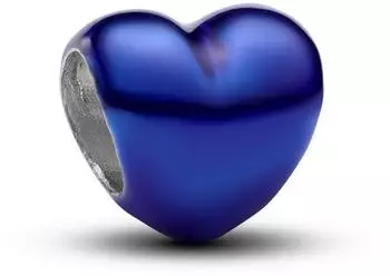 Pandora Mini-Charm blaues Herz, Sterling-Silber (794785C02)