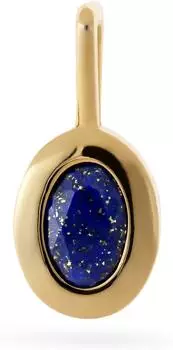 FAVS Charm Geburtsstein Lapislazuli September, 925er Silber