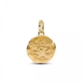 Pandora ME Charm Medaillon Weizen, vergoldet, Zirkonia (764804C01)
