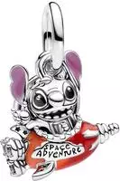 Pandora 793742C01 Silber Charm-Anh&auml;nger Disney Stitch auf Rakete