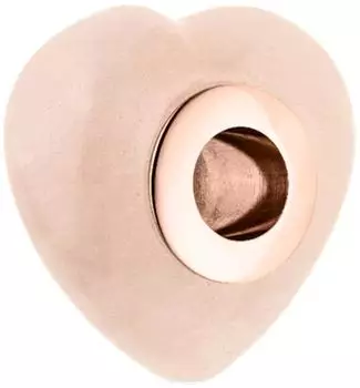 PURELEI LEI Charm Herz, Edelstahl rosegold