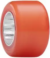 Pandora 794773C04 Mini Silber-Charm Orangefarbenes Muranoglas