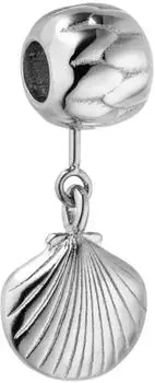 PURELEI LEI Seashell Charm, Edelstahl, Rosenquarz (L26151-Charm-Seashell)