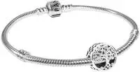 Pandora 51783 Damen-Armband Silber 925 mit Charm Familienwurzeln