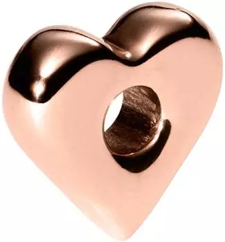 PURELEI LEI Heart Bubble Charm, ros&eacute;vergoldet, Edelstahl (L250801-Charm-Lei-Heart-Bubble)