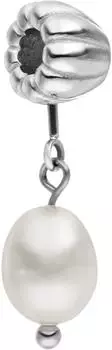 PURELEI LEI Pearl Charm, Edelstahl, silber