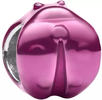 Pandora Mini-Charm Rosafarbener Marienk&auml;fer, Sterling-Silber, Emaille (794905C01)