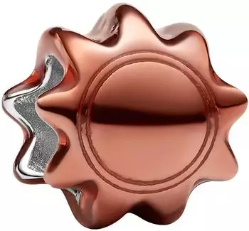 Pandora Mini-Charm orangefarbene Sonne, Sterling-Silber, Emaille (794818C01)