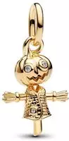 Pandora 764770C01 Charm-Anh&auml;nger K&uuml;rbis-Vogelscheuche Goldfarben