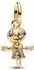 Pandora Kürbis-Vogelscheuche Charm-Anhänger, goldfarben (764770C01)